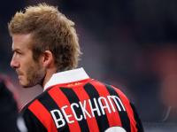Fussball  SERIE A SAISON 2009/2010;  BECKHAM (AC Mailand )