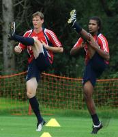Fussball 1. Bundesliga: Training beim FC Bayern Muenchen