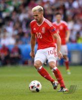 Fussball Europameisterschaft Achtelfinale 2016: Wales - Nordirland