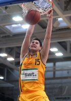 Basketball 1. Bundesliga 2013/2014:  Walter Tigers Tuebingen - Brose Baskets Bamberg