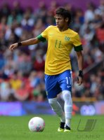 FUSSBALL Olympia 2012 Maenner: Brasilien - Weissrussland