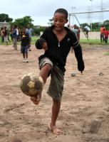 Fussball im Armenviertel Umlazi bei Durban