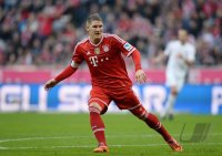 Fussball  1. Bundesliga  13/14: Bastian Schweinsteiger (FC Bayern Muenchen)