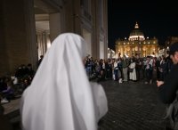Vatikan / Rom: Trauer nach dem Tod von Papst Franziskus I.