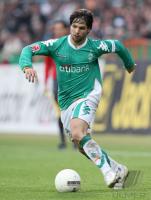 Fussball 1. Bundesliga: Werder, DIEGO Einzelaktion