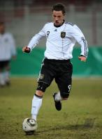 FUSSBALL LAENDERSPIEL U20: Deutschland, BAECKER Einzelaktion