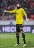 Fussball: Europa League, Saison 2010/2011: Torwart Fabian Giefer  (Leverkusen)
