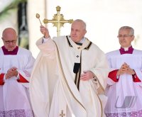 Vatikan, Rom Ostermesse 2022  Papst Franziskus I.