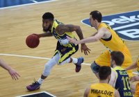 Basketball 1. Bundesliga 14/15 Hauptrunde:  Walter Tigers Tuebingen - Phoenix Hagen