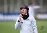 Fussball Training Deutsche Nationalmannschaft in Stuttgart: Trainer Joachim Loew (Deutschland)