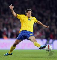 Fussball WM  2010  Qualifikation:  Daenemark - Schweden