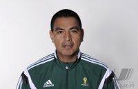 FUSSBALL WM 2014 Fototermin FIFA WM Schiedsrichter: Victor Hugo Carrillo Casanova (Peru)