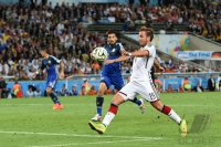FUSSBALL WM 2014 FINALE: TOR zum 1-0 Mario Goetze (Deutschland)