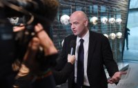 FIFA Praesident Gianni Infantino (Schweiz) erster Tag im Home of Fifa