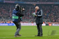 FUSSBALL INTERNATIONAL CHL VIERTELFINALE 12/13: Stadionsprecher Stefan Lehmann (FC Bayern Muenchen)