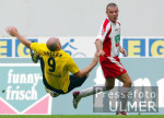 FUSSBALL 1. Bundesliga: Koeln - BVB, Zweikampf