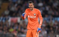 FUSSBALL SERIE A 2017/2018: Torwart Samir Handanovic (Inter Mailand)