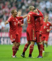 Fussball 1. Bundesliga, Saison 2011/2012:  FC Bayern Muenchen - FC Schalke 04