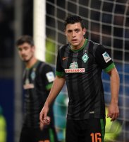 Fussball, 1. Bundesliga  Saison 2014/2015: Hamburger SV - SV Werder Bremen