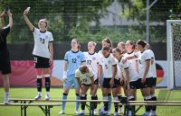 Fussball International Euro 2025,
Mannschaftsfoto Deutsche Frauen Nationalmannschaft