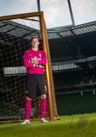 Fussball 1. Bundesliga, Saison 2012/2013, Werder Bremen: Richard Strebinger im exklusiven Pressefoto ULMER Fotoshooting