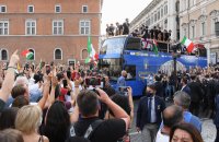 Fussball EURO 2021 Finale, Europameister Italien feiert in Rom den Titel