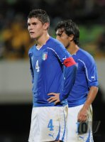 Fussball International  U 20 Laenderspiel:  Enttaeuschung  Federico Viviani (Italien)