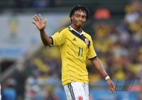 FUSSBALL WM 2014, Achtelfinale: Kolumbien - Uruguay