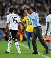 Fussball International  Testspiel:  Christian TRAESCH, Trainer Joachim LOEW (v. li., Deutschland)