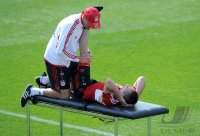 Fussball 1. Bundesliga 11/12: FC Bayern Muenchen Training in Doha