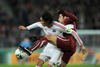 FUSSBALL  DFB Pokal 11/12  Achtelfinale: VfB Stuttgart - Hamburger SV