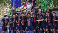 Fussball CHL FINALE 24/25 in Muenchen: Paris Saint - Germain - Inter Mailand