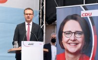 Politik, Bundestagswahl 2021 Wahlkampf CDU; Union-Kanzlerkandidat Armin Laschet