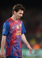 FUSSBALL INTERNATIONAL  CHL HALBFINALE 11/12: Lionel Messi (Barca)
