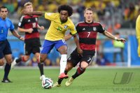FUSSBALL WM 2014, HALBFINALE: Brasilien - Deutschland