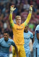Fussball CHL  Saison 2014/2015: Torwart Joe Hart (Manchester City)