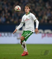 Fussball, 1. Bundesliga  Saison 2014/2015: FC Schalke 04 - SV Werder Bremen