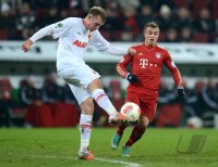 FUSSBALL DFB POKAL  Saison 2012/2013:  FC Augsburg - FC Bayern Muenchen