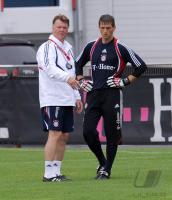 1. Fussball Bundesliga : Training beim FC Bayern Muenchen