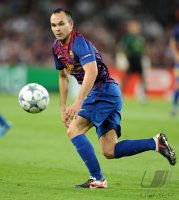 Fussball Champions League  Saison 2011/2012:  Andres Iniesta (Barca)