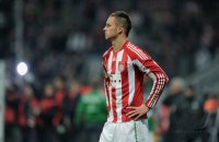 Fussball DFB Pokal 10/11 :  Marko Arnautovic (SV Werder Bremen)  enttaeuscht