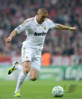 FUSSBALL INTERNATIONAL  CHL HALBFFINALE 11/12:  Karim Benzema (Real Madrid)