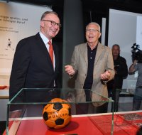 Fussball: Sonderausstellung in der Erlebniswelt des FC Bayern Muenchen in der Allianz Arena