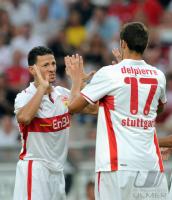 FUSSBALL 1. Bundesliga  VfB Stuttgart: BOULAHROUZ und DELPIERRE