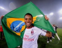 FUSSBALL SERIE A:  Meister 2011  AC Mailand;  JUBEL Robinho