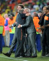 FUSSBALL WM 2010, VIERTELFINALE: Holland - Brasilien