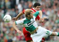 Fussball, 1. Bundesliga: Bremen - Bayern