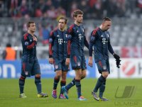 Fussball CHL  Saison 2013/2014: ENTTAEUSCHUNG FC Bayern Muenchen