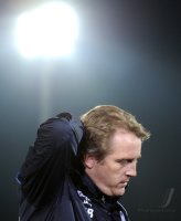 Fussball DFB Pokal, Saison 2011/2012, Halbfinale:  Trainer Mike Bueskens (Greuther Fuerth)