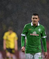 Fussball, 1. Bundesliga  Saison 2014/2015: SV Werder Bremen - Borussia Dortmund